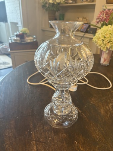 Waterford crystal antique lamp - waterford,