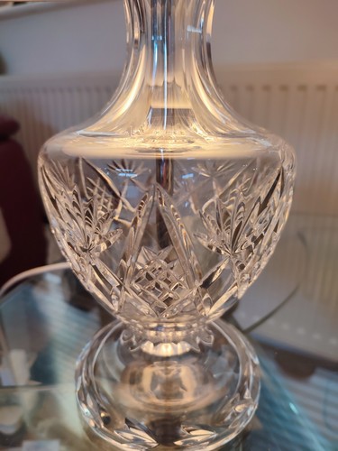 Waterford crystal table lamp